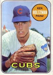 1969 Topps Baseball Cards      288     Ken Holtzman
